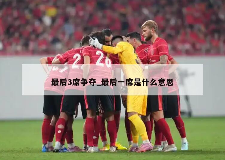 最后3席争夺_最后一席是什么意思