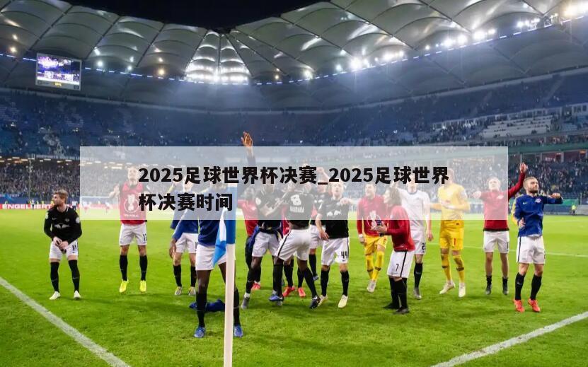 2025足球世界杯决赛_2025足球世界杯决赛时间