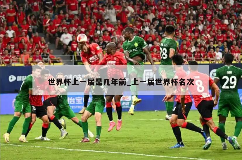 世界杯上一届是几年前_上一届世界杯名次