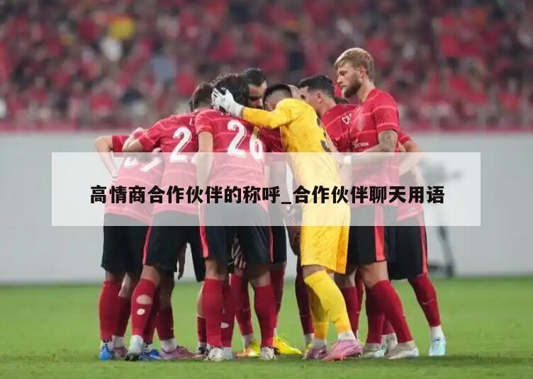 高情商合作伙伴的称呼_合作伙伴聊天用语