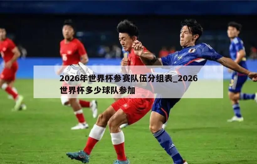 2026年世界杯参赛队伍分组表_2026世界杯多少球队参加