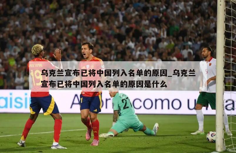 乌克兰宣布已将中国列入名单的原因_乌克兰宣布已将中国列入名单的原因是什么